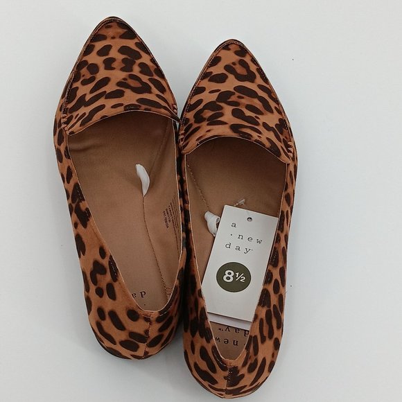 A NEW DAY MICAH LEOPARD POINTY TOE LOAFERS - Picture 5 of 16